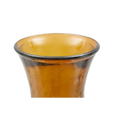 Wazon ze Szkła Recyklingowanego SLIM Pomarańczowy Ø 34x75 cm (WYPRODUKOWANY W HISZPANII)